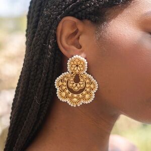 Lisi Lerch Sydney Hand Beaded Statement Earrings
